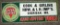 Metal Store Sign; Keen Kutter; Nos Keen Kutter & International Harvester Sign; 9 3/4 X 27 3/4 Sher