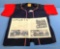 Girls Softball Uniform Top; Winchester; ‘the Riflettes’; Circa 1952; Red & Navy W/ Article From Win