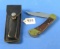 Buck Folding Hunting Knife; Model 110 W/ Sheath