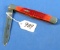 Pocket Knife; Xx; Case Centennial; 1889-1989; Rg1113; Red Stag Hndl.