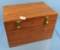 Wooden Tackle Box; No Hndl.