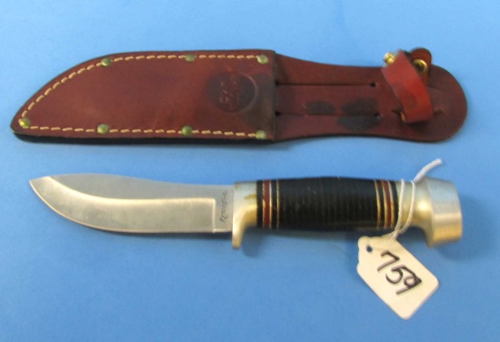 Hunting Knife W/sheath; Remington; Rh 50; Umc Sheath