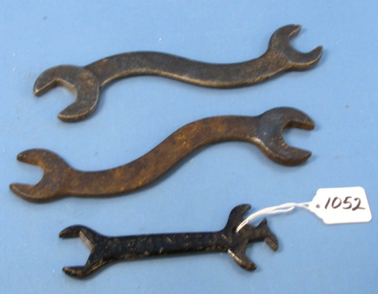 2 Curved S Wrenches; Winchester & Remington Dbl. End Wrench (raised Letters)
