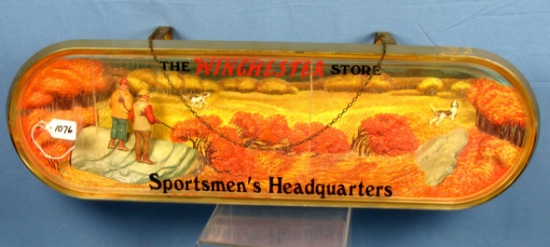 3-d Diorama; Hanging; The Winchester Store; Sportsmen’s Headquarters (back Has Some Dmg.; But The P