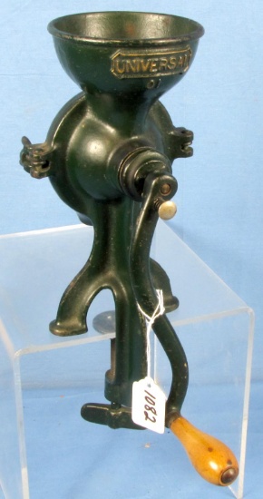 Clamp-on Table/counter-top Coffee Grinder; “Universal 01"; Orig. Paint. Landers; Frary & Clark; Ne