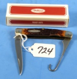 Pocket Knife; 1 Blade W/hook Blade; Western; Nib