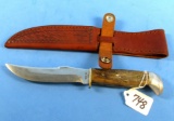 Hunting Knife W/sheath; Case Xx 523-5