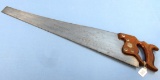 Hand Saw; No. 40; Winchester; Old Trusty; 8; Engraving On Blade Good; W/winchester Button