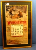 Winchester Calendar; 1898; Nov; Dec. Of Pad; Has A Few Tears. Stabilized Under Dbl Mat W/frame. “th