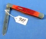 Pocket Knife; Xx; Case Centennial; 1889-1989; Rg1113; Red Stag Hndl.