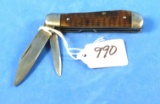 Pocket Knife; 2 Blade; Case; No #