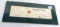 Large framed Simmons Hardware check from 1898; stub and all