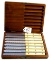 Simmons steak knives wooden box of 8