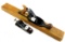 LOT: 2; DE; planes; 1. wooden plane 26”; 1. iron plane no number