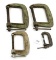 LOT: 4; Simmons Hdw. C-clamps; 1. No. 122; 1. No. 123; 2. No. 124