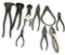 LOT: 9; KK; hand tools; hoof nippers; slip joint; diagonal; round nose; cutting nippers; fencing pli
