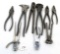 LOT: 9; KK; hand tools; staple puller; fencing pliers; pliers & wire cutters; carpenter pincher; lin