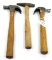 LOT: 2; KK; claw hammers; 1; bill posters; original handles