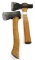 LOT: 2; KK; scout axe; az-eye half hatchet; original handles