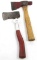 LOT: 2; KK; hatchets; scout; w/rubber handle; shingling; original handles