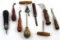 LOT: 9; KK; cork screws; tack puller; awl; multi tool; bearing scraper; ect.