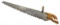 DE; one man cross cut saw No. DE 302; blade aprox 36”