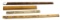 LOT: DE; 3’ sliding rules; Murphy Hardware; Higbee; Mo.; Daniels Lumber; Columbia; Mo.; DE 12” ruler