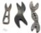 LOT: 3; DE alligator wrenches; DE65; DE1; no number