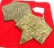 LOT: 2; KK; brass logo plates