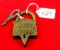 KK; logo lock; Santa FE RR; w/key; REPO