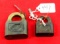 LOT: 2; Simmons padlocks; 1 w/key