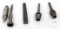LOT: KK; nut driver; 3- KK; leather tools; Oak Leaf plumb bob
