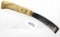KK; horse hoof knife; bone handle