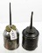 Simmons; early oil cans (2 pcs)