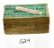 Winchester 32 caliber shell box; 2 pcs. full box blank cartridges