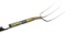 Shap. NOS; 3 tine fork w/label; orig. paint on handle