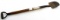 KK; LOT: 4; junior garden set; rake; 4 tine fork; hoe; & shovel w/label