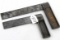 Win. LOT: 2- steel try-square’s No. 9726