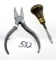 Win. LOT: 2- small screwdriver No. 7160; flat nose pliers No. 2122 – 4”