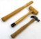 KK. LOT: 3- Simmons claw hammer; KK wooden mallet; KK  replacement handle