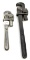 KK. LOT: 2- KK 18” pipe wrench; Simmons 14” pipe wrench