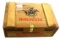 Win. wooden shotgun shell box; 250 rounds; has horse and rider on top 14 1/4