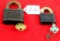 Simmons. LOT: 2- Simmons locks wkey