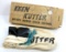 KK. NOS; rotary mower grass catcher No.K200D; in box; price on box $3.99