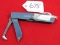 John Primble. Pocket knife 2 blade; stainless handle;