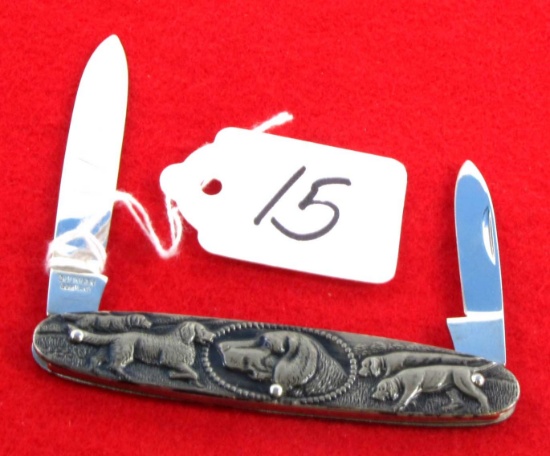 Pocket knife; Hoffritz; Solingen Germany; 2 blade w/ R. Zerbe on blade