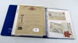 Notebook of E.C. Simmons letter heads; envelopes; checks ect.