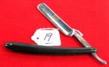 KK straight razor; blue steel No. 11