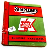 Shapleigh’s catalog; Builders’ Hardware