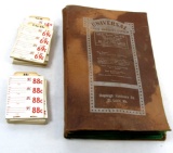 Shapleigh Hardware; book of pricing labels; & some KK; price labels